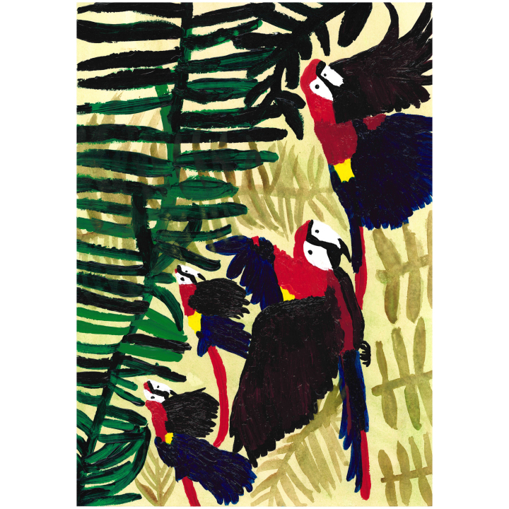 CHAU Chi-man 周志文_森林裡的鸚鵡_09102023