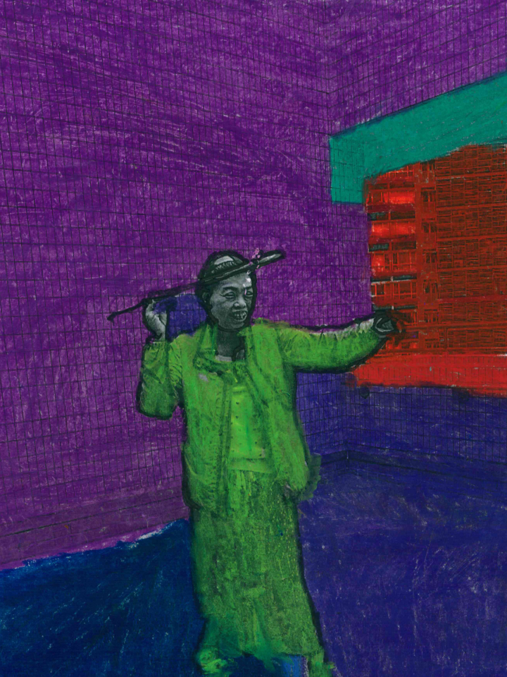 田金梅 TIN Kam-mui_打獵 Hunting_42x29.7cm