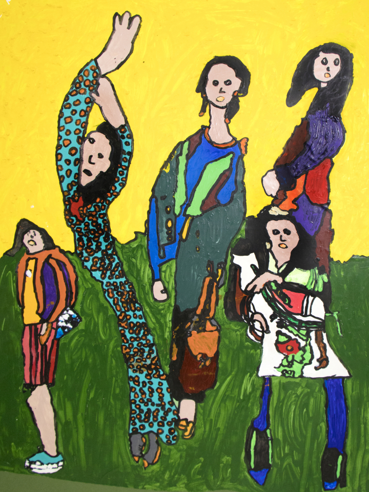 LAM Siu-leung 林兆良, 跳舞Dancing, 124cm x 101cm