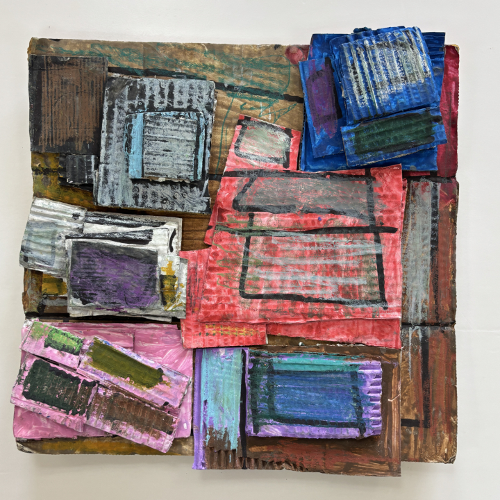 CHUNG Ka-kay, Dicky 鍾嘉麒_拼貼創作05_36.5x36cm