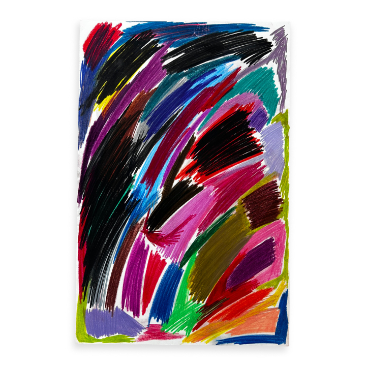 CHIU Paul 趙越山_色彩堆疊Layerofcolours_38x58.5cm