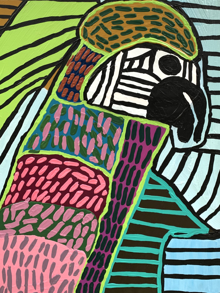 CHAN Sze-man, Vicky_Black-and-white Striped Parrot