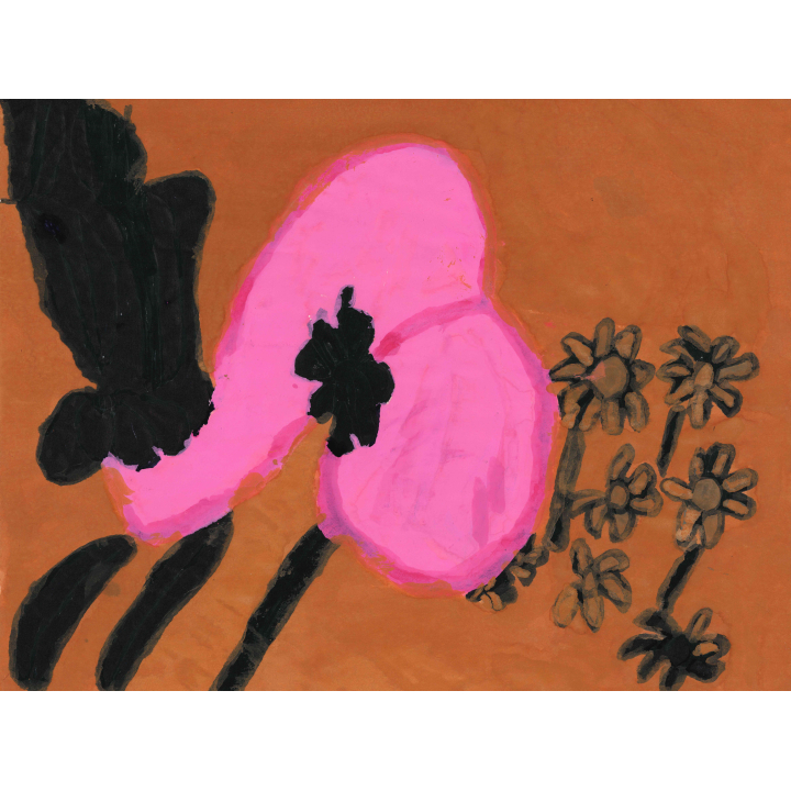 桃_Peach tree_39.5x30cm